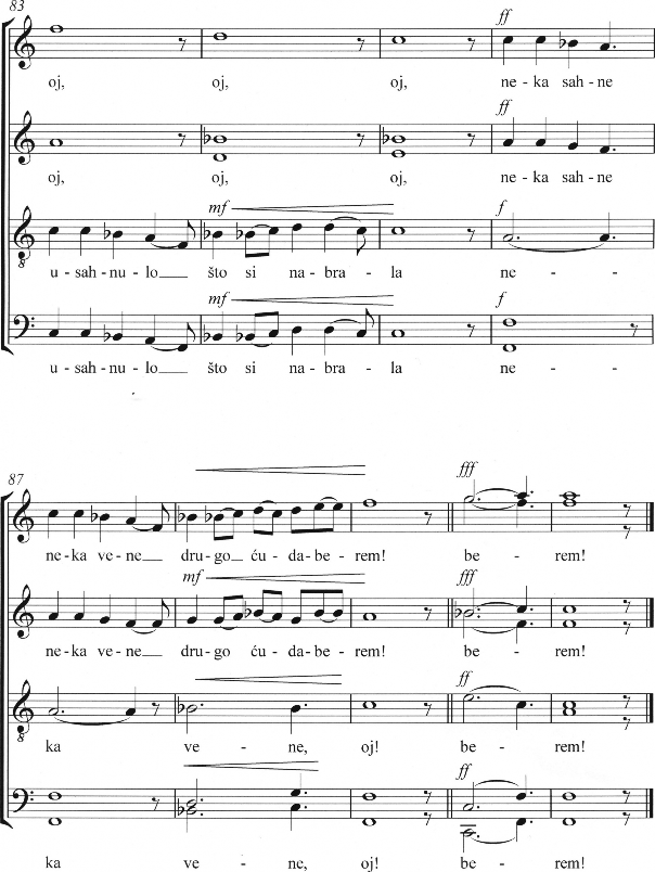 “Rukovet No.1” for choir (SATB) by Sla?ana Mari? | Marić | Revista ...