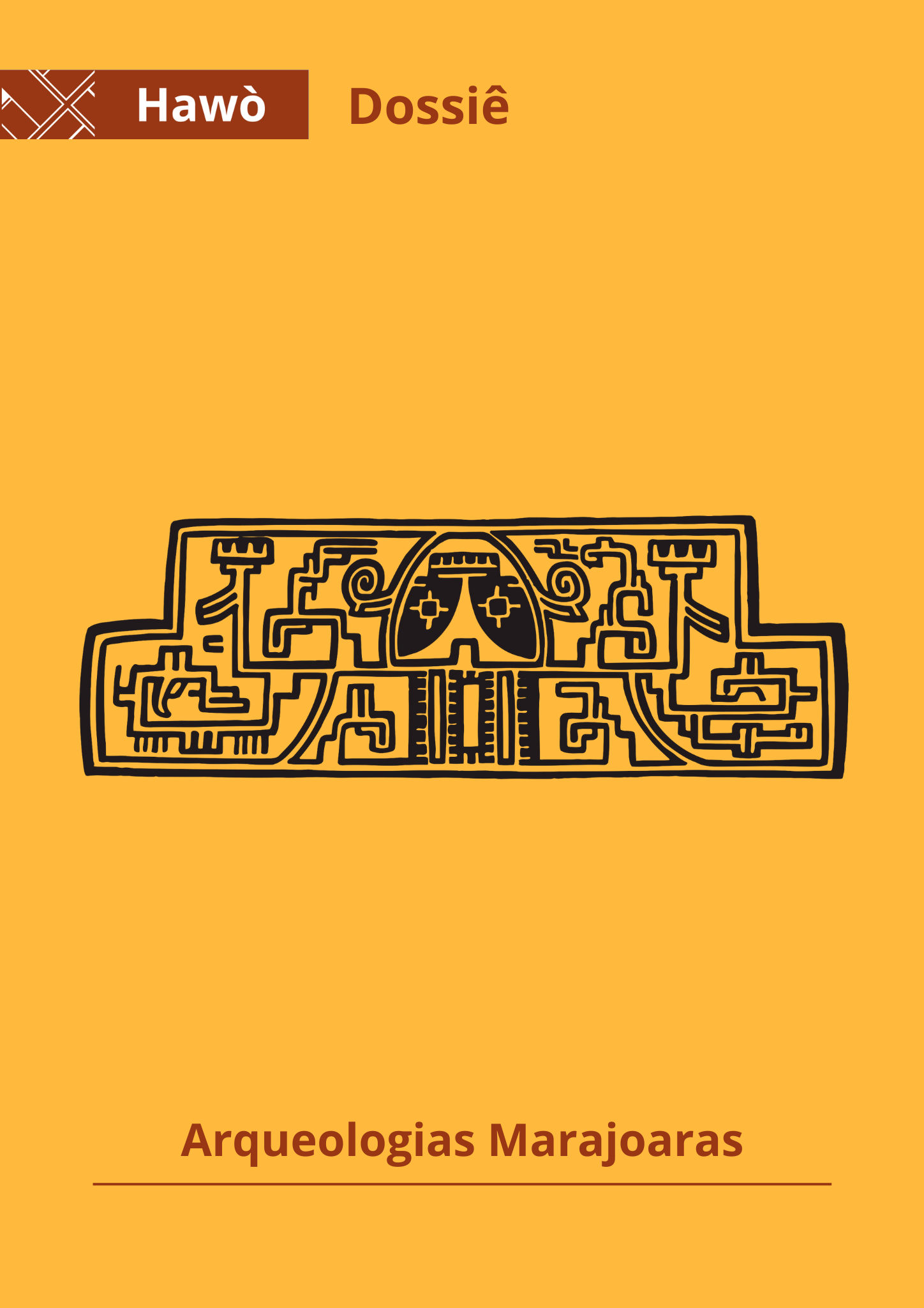 Grafismo marajoara chocalho Madame Chermont