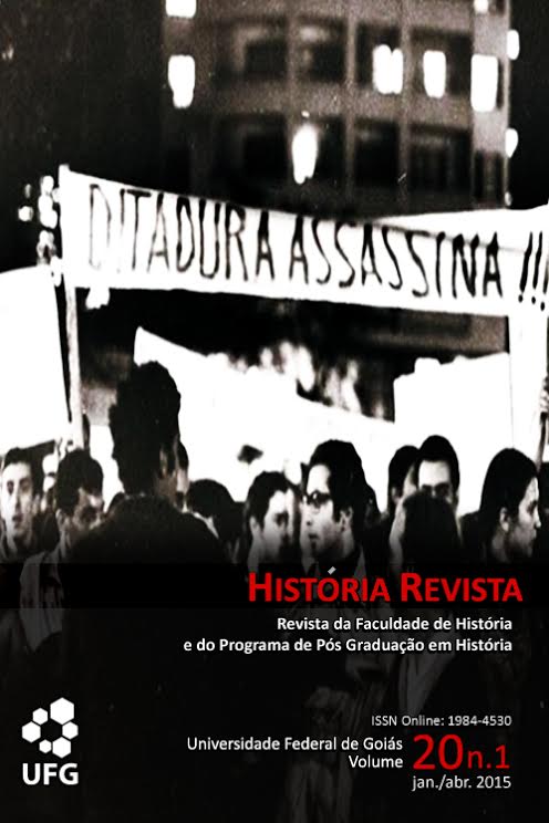 					Visualizar v. 20 n. 1 (2015): O Golpe de 1964 e a Ditadura militar: Processos históricos e historiografia
				
