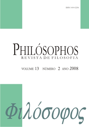 					Visualizar v. 13 n. 2 (2008): Filosofia da Psicanálise
				